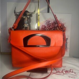 Christian Louboutin Red Leather Shoulder Bag